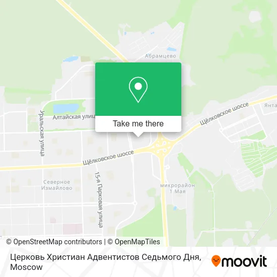 Церковь Христиан Адвентистов Седьмого Дня map