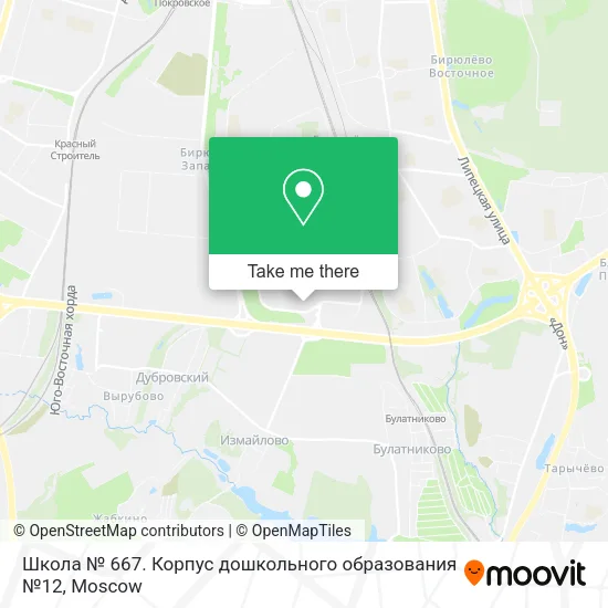 Школа № 667. Корпус дошкольного образования №12 map