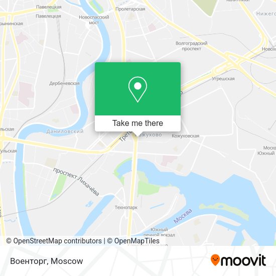 Военторг map