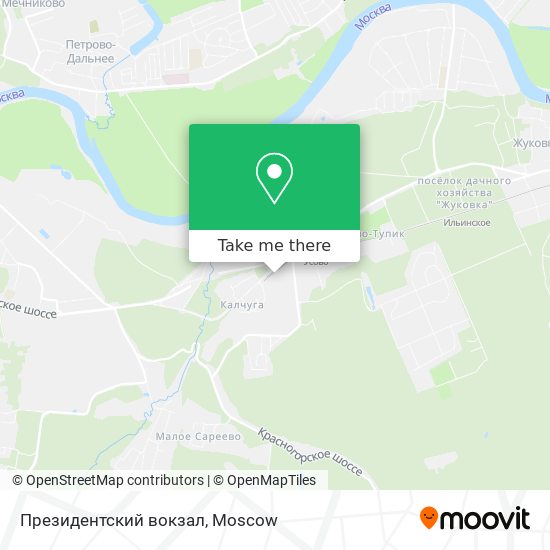 Президентский вокзал map