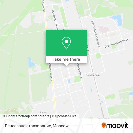 Ренессанс страхование map