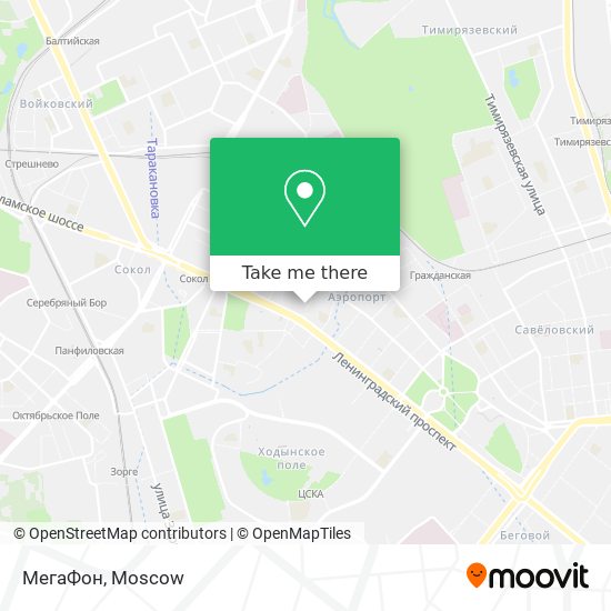 МегаФон map