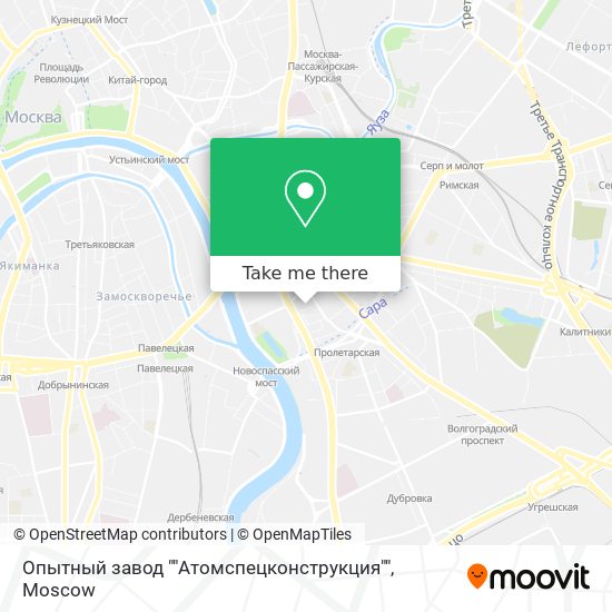 Опытный завод ""Атомспецконструкция"" map