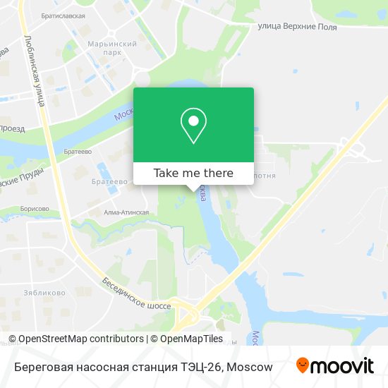 Береговая насосная станция ТЭЦ-26 map