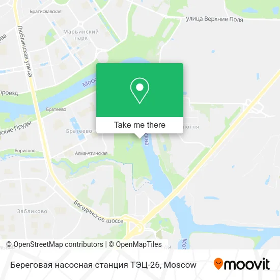 Береговая насосная станция ТЭЦ-26 map