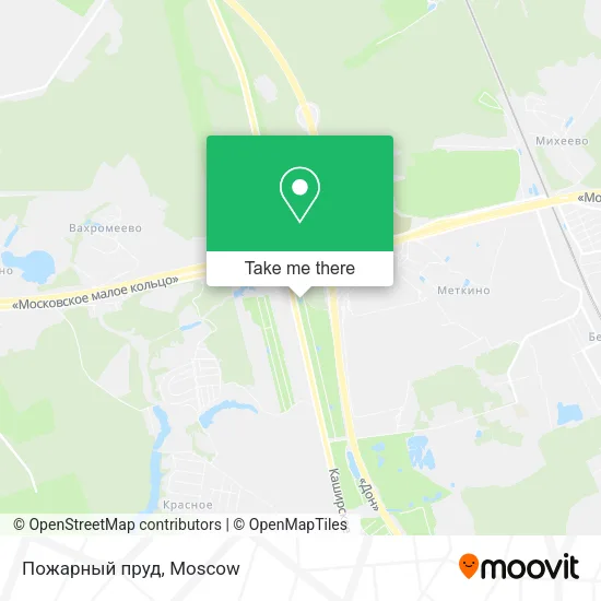 Пожарный пруд map