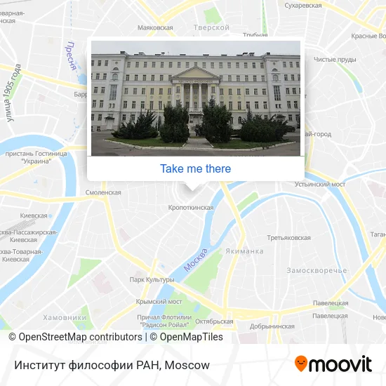 Институт философии РАН map