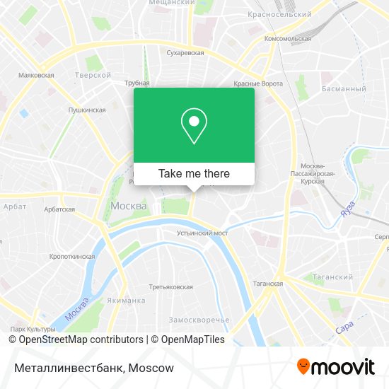 Металлинвестбанк map