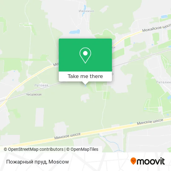 Пожарный пруд map