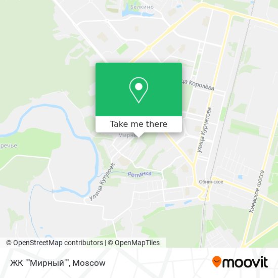 ЖК ""Мирный"" map