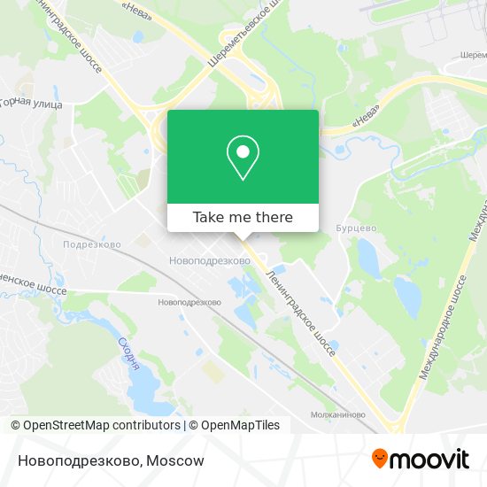 Новоподрезково map