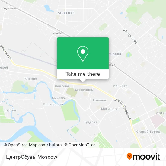 ЦентрОбувь map