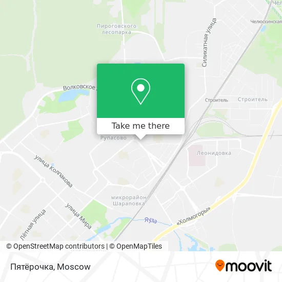 Пятёрочка map