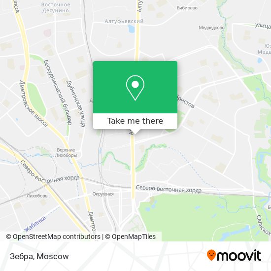 Зебра map
