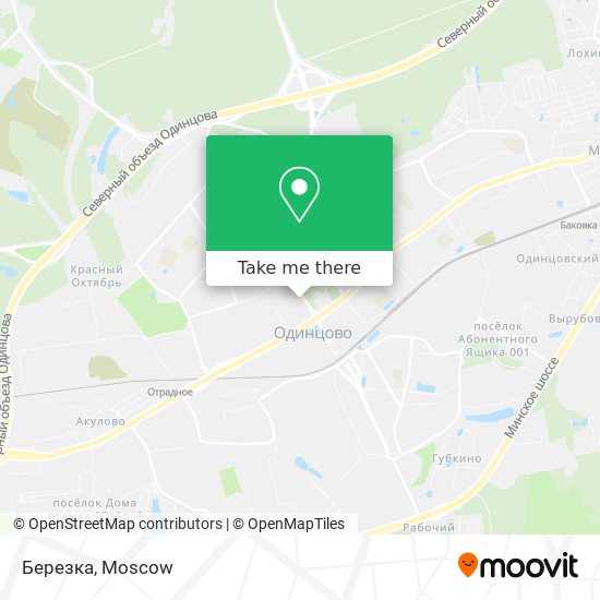 Березка map