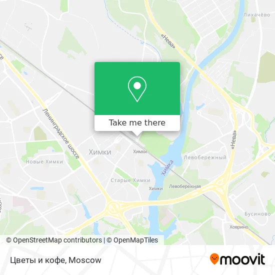 Цветы и кофе map