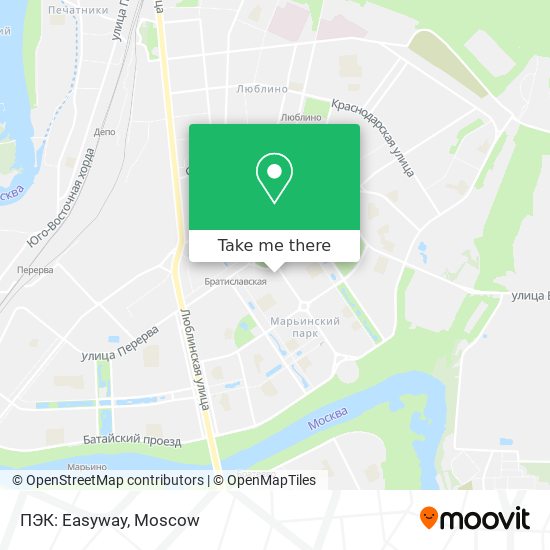 ПЭК: Easyway map