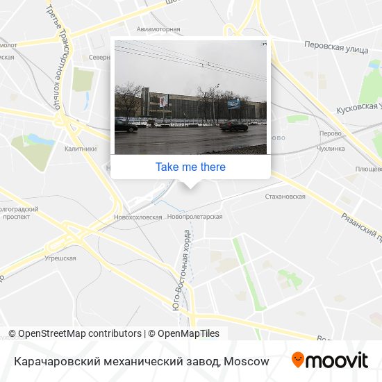 Карачаровский механический завод map