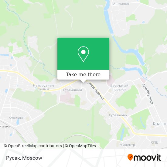 Русак map