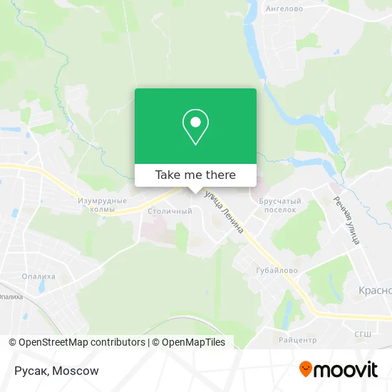 Русак map