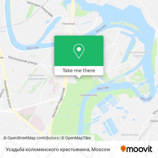 Усадьба коломенского крестьянина map