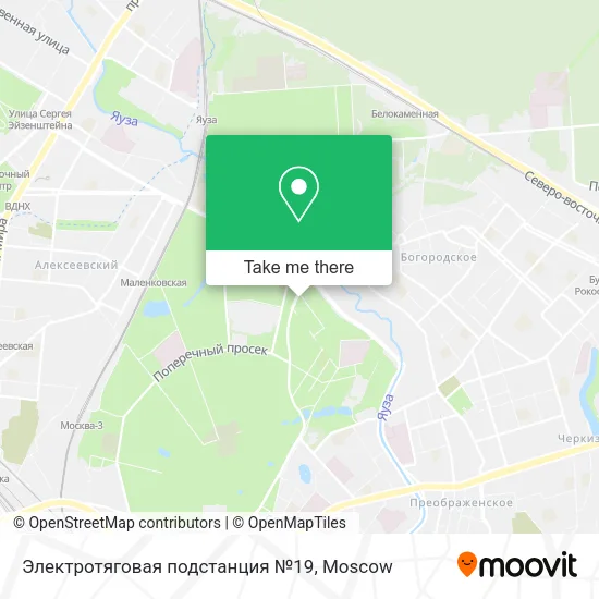 Электротяговая подстанция №19 map