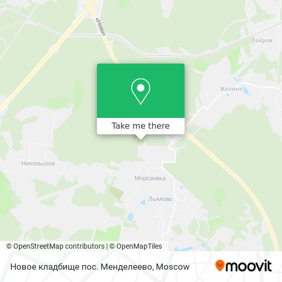 Новое кладбище пос. Менделеево map