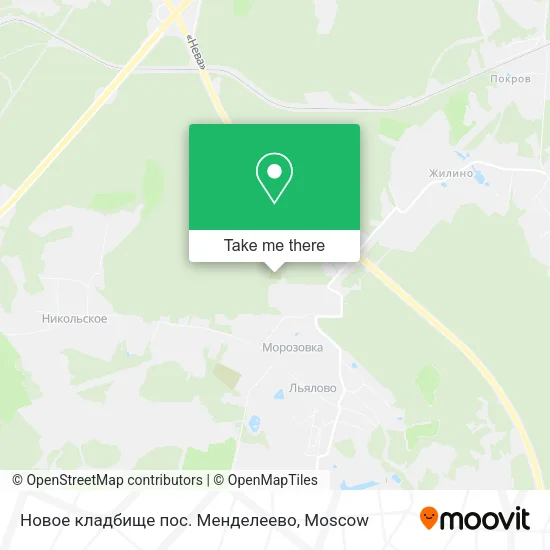 Новое кладбище пос. Менделеево map