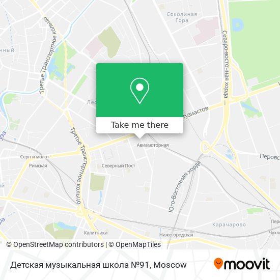 Детская музыкальная школа №91 map