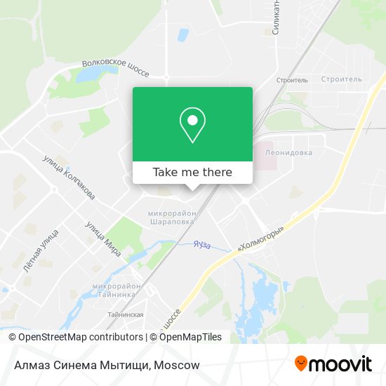 Алмаз Синема Мытищи map