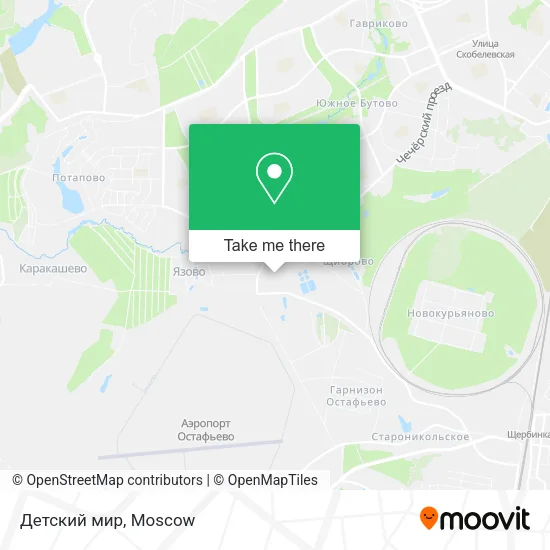 Детский мир map