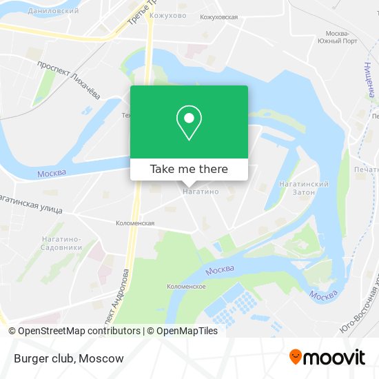 Burger club map