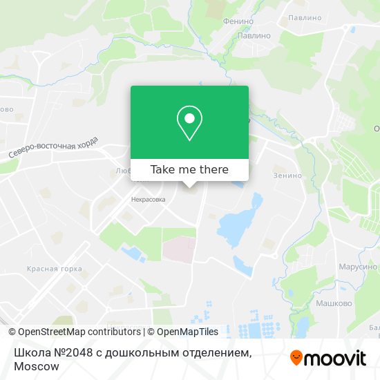 Школа №2048 с дошкольным отделением map