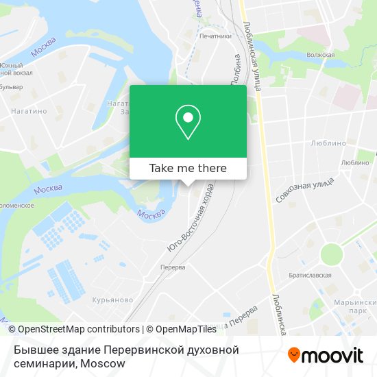 Бывшее здание Перервинской духовной семинарии map