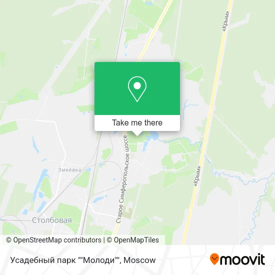Усадебный парк ""Молоди"" map