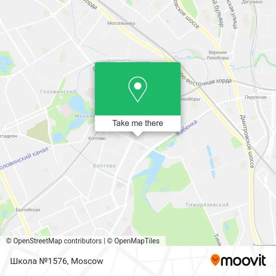 Школа №1576 map