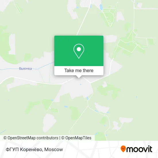 ФГУП Коренёво map