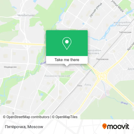Пятёрочка map