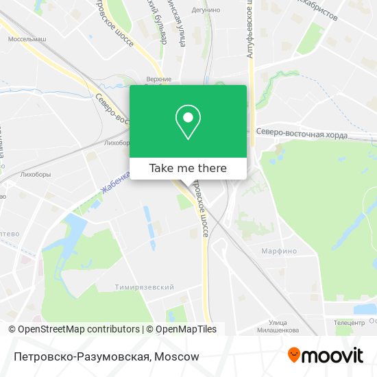 Петровско-Разумовская map
