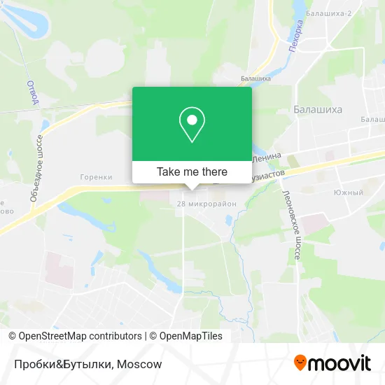 Пробки&Бутылки map