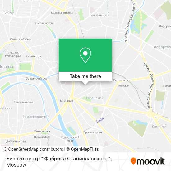 Бизнес-центр ""Фабрика Станиславского"" map