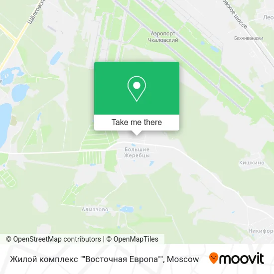 Жилой комплекс ""Восточная Европа"" map