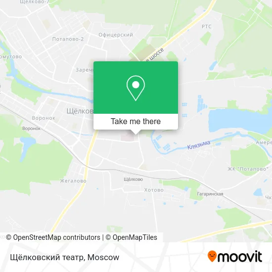 Щёлковский театр map
