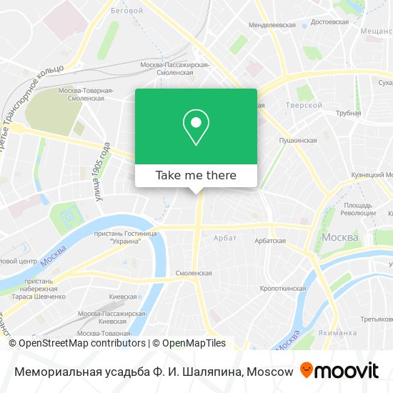 Мемориальная усадьба Ф. И. Шаляпина map