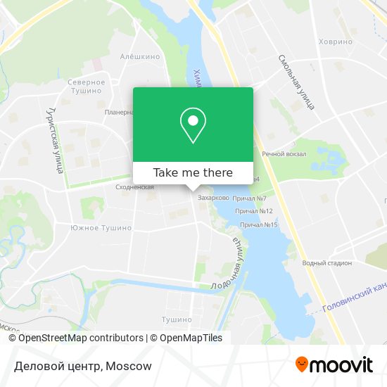 Деловой центр map