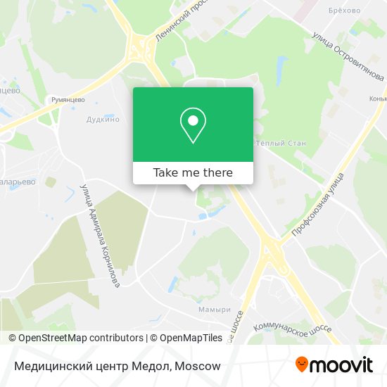 Медицинский центр Медол map