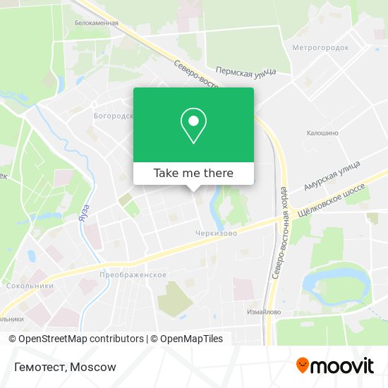 Гемотест map