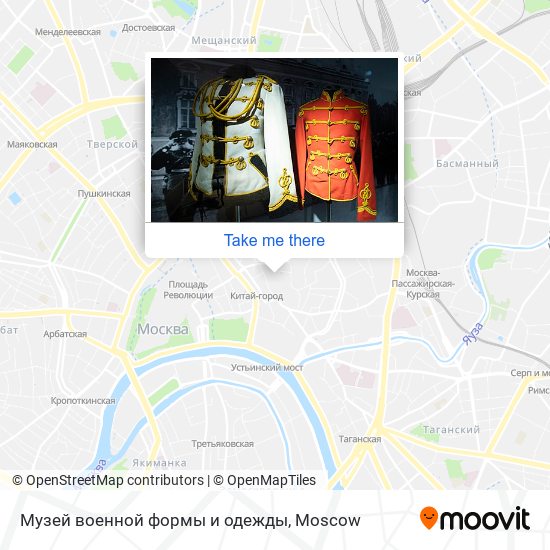 Музей военной формы и одежды map