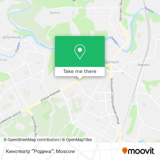 Кинотеатр ""Родина"" map