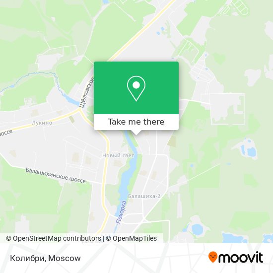 Колибри map